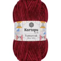 חוט קטיפה Kartopu Yumurcak - בורדו