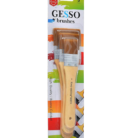 סט מברשות Gesso איכותיות - 3 יחידות