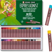 סט פסטלים שומניים מקצועיים מארז 50 פסטלים  CRAY-PAS Expressionist