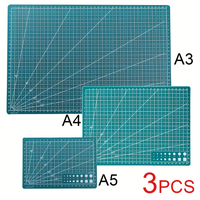 סט 3 משטחי חיתוך PVC – A3 / A4 / A5, צד אחד