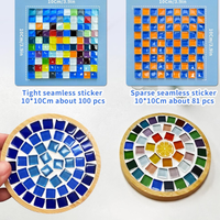 פסיפס זכוכית צבעוני ליצירה – 500 גרם (אבני פסיפס דקורטיביות)