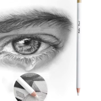עפרון מחק לבן לציור וסקיצות - White Eraser Pencil
