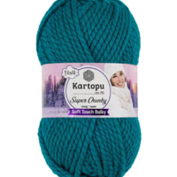 חוט צמר עבה לסריגה Kartopu Super Chunky – צבע טורקיז