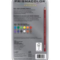עפרונות ציור פריזמה קולור סט 12 Prismacolor Premier Soft Core