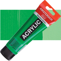 צבע אקריליק אמסטרדם מסדרת Standard – גוון ירוק בהיר קבוע (Permanent Green Light 618)