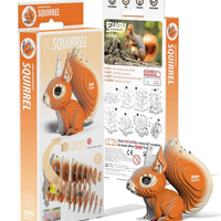 ערכת הרכבה תלת־ממדית סנאי EUGY – פאזל 3D מקרטון איכותי