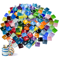 פסיפס זכוכית צבעוני ליצירה – 500 גרם (אבני פסיפס דקורטיביות)