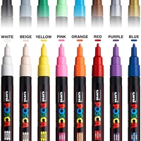 סט 16 טושים אקריליק פוסקה UNI POSCA PC-3M