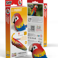 ערכת הרכבה תלת־ממדית תוכי EUGY – Parrot פאזל 3D מקרטון
