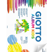 בלוק ציור לילדים 30 דפים 90 גרם Giotto Album Kids - A4