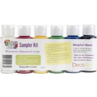 סט צבעי אקריליק – DecoArt Crafter's Acrylic Sampler Kit