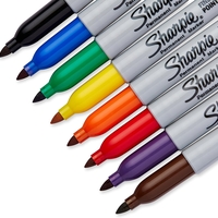 סט טושים פרמננטיים 8 צבעים Sharpie Fine Point