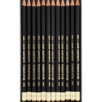סט עפרונות גרפיט מקצועיים 12 דרגות קושי Koh-I-Noor Toison D'Or 1900