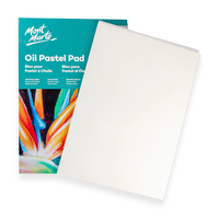 בלוק נייר לפסטל שמן 20 דפים 200 גרם Mont Marte Oil Pastel Pad Premium – A4
