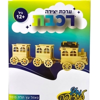 ערכת הרכבה מעץ ואלקטרוניקה / דגם רכבת