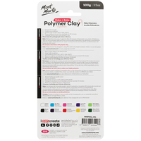 סט חימר פולימרי לאפייה 12 צבעים – 100 גרם Mont Marte Make n Bake Polymer Clay