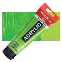צבע אקריליק Amsterdam מסדרת Standard – גוון Brilliant Green, נפח 120 מ״ל