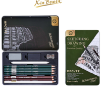 סט רישום מקצועי 11 חלקים – Xin Bowen Sketching & Drawing Set