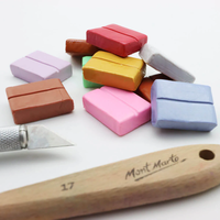 סט חימר פולימרי מטאלי לאפייה 12 צבעים 100 גרם Mont Marte Make n Bake Polymer Clay Metallic