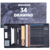 ערכת עפרונות ציור מקצועית - Brushfeer
