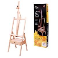 כן ציור עומד עם מגירה והטיה Mont Marte Signature Tilting Box Easel