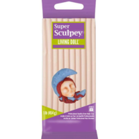 חימר לאפייה בצבע בהיר- Super Sculpey Living Doll