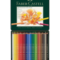 סט עפרונות צבעוניים 24 עפרונות - Faber-Castell Polychromos