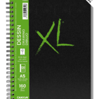 סקצ'בוק לרישום 120 דפים נייר 160 גרם -Canson XL Dessin Drawing A4