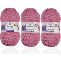 חוט סריגה עבה Kartopu Super Chunky – צבע ורוד בהיר
