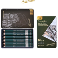 סט עפרונות גרפיט 12 יחידות – Xin Bowen Graphite Pencil Set