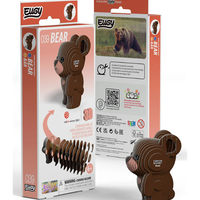 ערכת הרכבה תלת־ממדית דוב EUGY – Bear פאזל 3D מקרטון