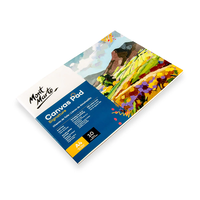 בלוק קנבס A4 לציור כולל 10 דפים Mont Marte Canvas Pad Signature