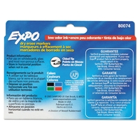 טוש לוח מחיק-סט צבעי בסיס 4 טושים ללוח מחיק- EXPO ראש קטום