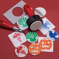 ערכת גילוף והכנת חותמות 3 ב-1 – Essdee Lino Cutter & Stamp Carving Kit