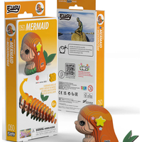 ערכת הרכבה תלת־ממדית בת ים EUGY – Mermaid פאזל 3D מקרטון