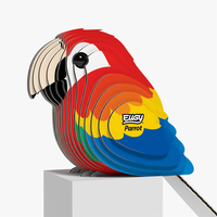 ערכת הרכבה תלת־ממדית תוכי EUGY – Parrot פאזל 3D מקרטון