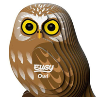 ערכת הרכבה תלת־ממדית ינשוף EUGY – Owl פאזל 3D מקרטון