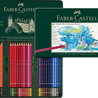 סט עפרונות צבעי מים קופסת פח – 60 עפרונות  Faber-Castell Albrecht Dürer
