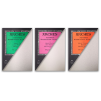 בלוק נייר אקוורל 100% כותנה - Arches Watercolour Pads 300gsm