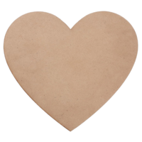 שלט לב MDF ליצירה – גודל 20 ס
