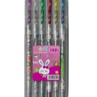 סט עטי ג'ל מנצנצים 6 יחידות Glittery Pen
