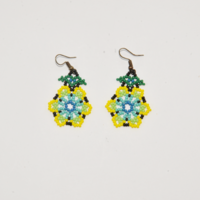 Mexican beaded earrings - bud