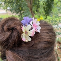 Flower hairclip - dew