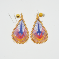 Colorful drop earrings - columbia