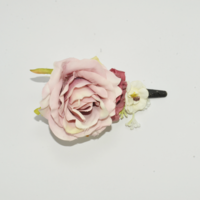 Flower hairclip - pure