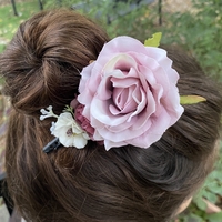 Flower hairclip - pure