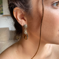 Amber earrings