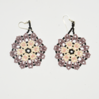 Mexican beaded earrings - lily