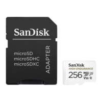 כרטיס זיכרון SanDisk High Endurance microSD 256GB