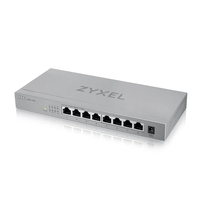 מתג מתכתי 8 פורטים 2.5G ‏‎ MG-108‎‏‏‏‏Zyxel